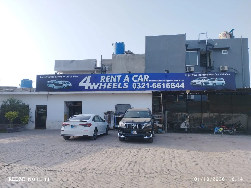 4WHEELS Johar Town Headquarter Showroom Street View
